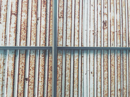 Zinc roof background