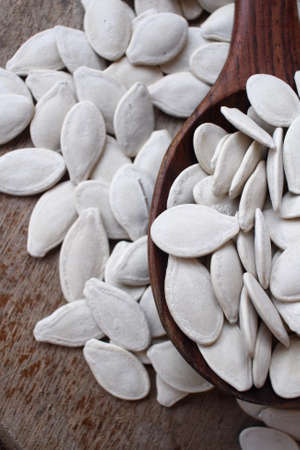 Pumpkin seedsの写真素材