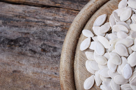 Pumpkin seedsの写真素材