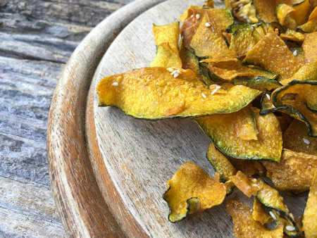 Snack of pumpkinsの写真素材