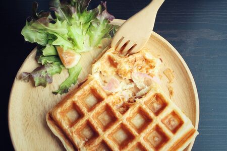 Belgium wafflesの写真素材