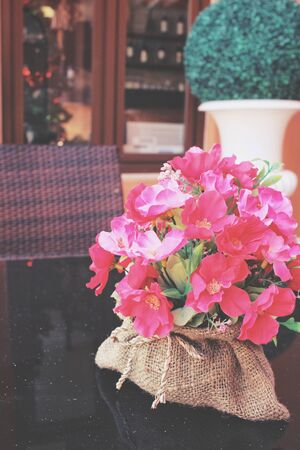 Beautiful of artificial flowersの写真素材