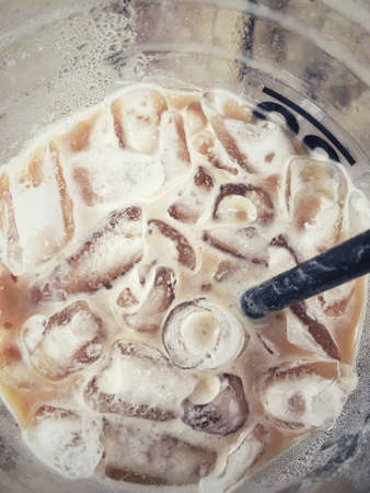 Iced coffeeの写真素材