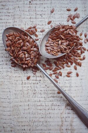 Flax seedsの写真素材
