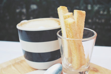 coffee with snack