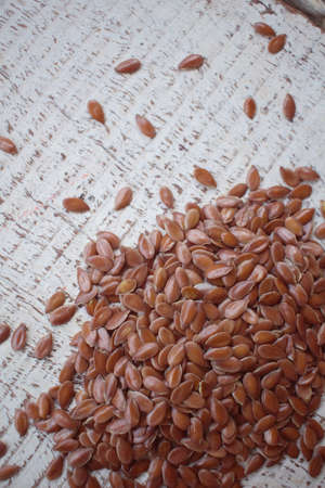 Flax seedsの写真素材