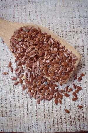 Flax seedsの写真素材
