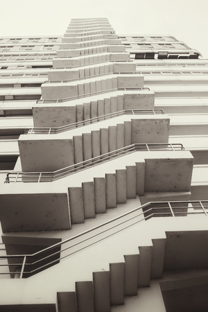 Building with stairsの写真素材