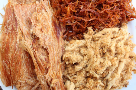 Dried shredded pork chinese food