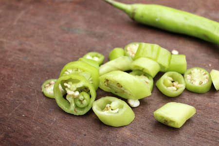 Green chiliの写真素材