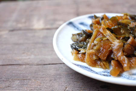 Pickled vegetables chinese foodの写真素材