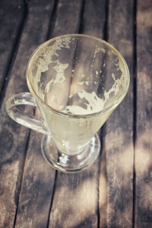 Empty coffee cup