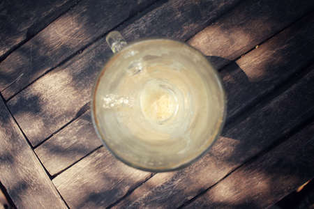 Empty coffee cupの写真素材