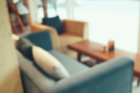 Blurred of vintage sofaの写真素材