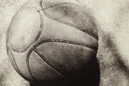 Old Basketballの写真素材
