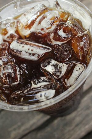 Iced black coffeeの写真素材