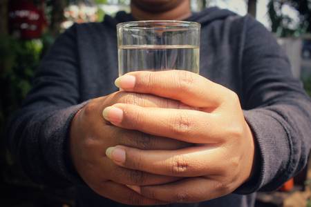 Drink waterの写真素材