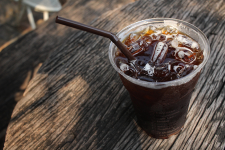 Iced black coffeeの写真素材