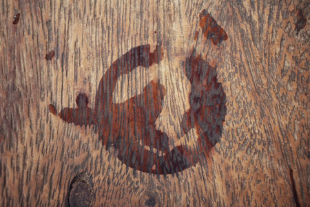 Stain of waterの写真素材