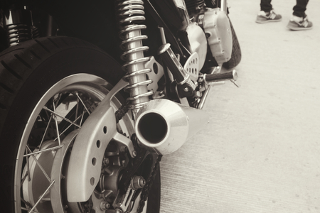 shock absorber motorcyclの写真素材