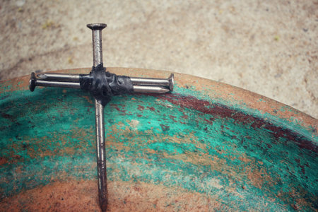 Cross of nailsの写真素材