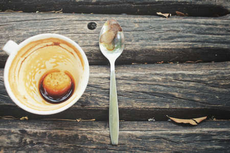 Stain of coffeeの写真素材