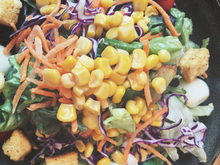 Fresh saladの写真素材