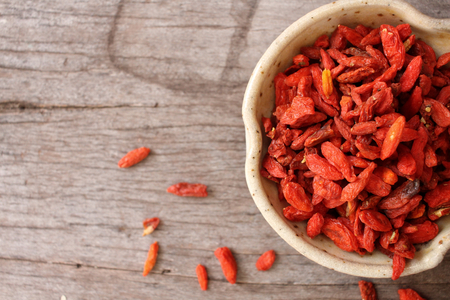 Dried goji berriesの写真素材