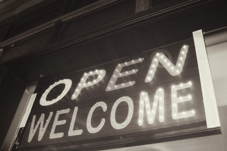 Welcome signboard