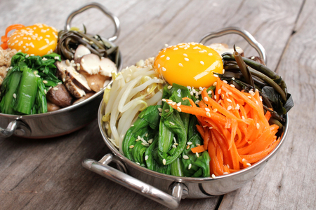 Bibimbap korean foodの写真素材