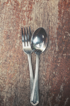 Fork and spoonの写真素材