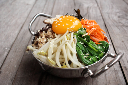 Bibimbap korean foodの写真素材