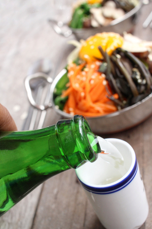 Soju koreanの写真素材