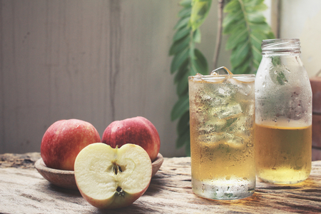 Apple juiceの写真素材