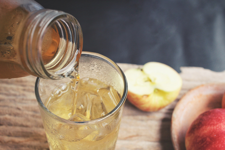 Apple juiceの写真素材