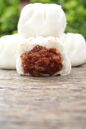 Chinese bun - dim sumの写真素材