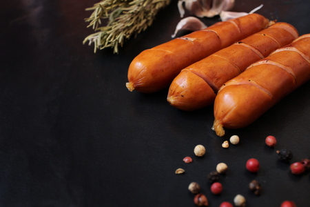 Grilled sausageの写真素材