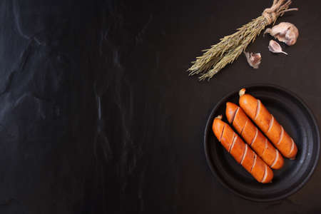 Grilled sausage の写真素材