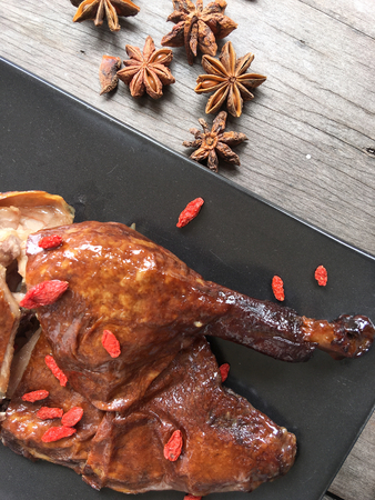 Stewed duck chinese foodの写真素材