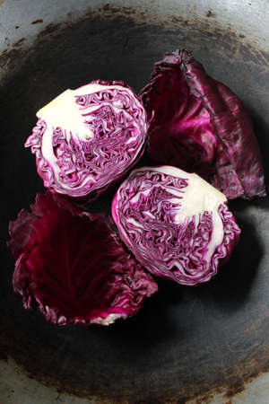 Red cabbageの写真素材