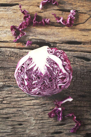 Red cabbageの写真素材
