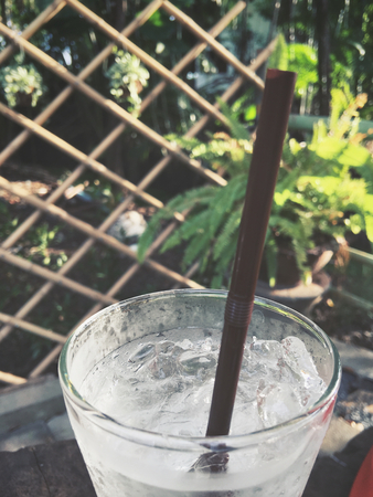 Water drinkの写真素材