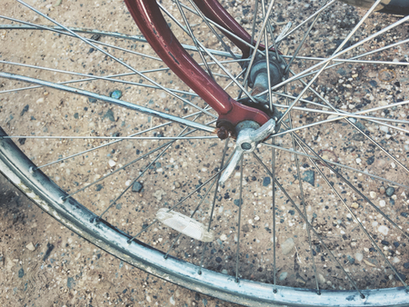 Bicycle wheelの写真素材