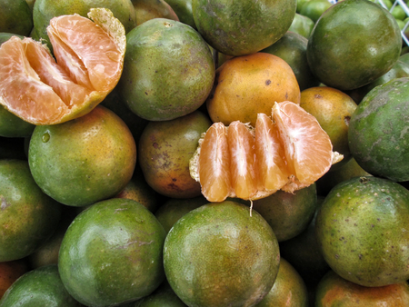 Orange fruitの写真素材