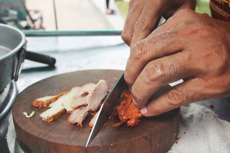 BBQ pork - Style chinese foodの写真素材