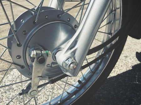 Motorcycles wheels の写真素材