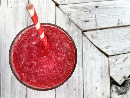 Red beverageの写真素材