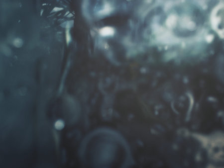 Gray bokehの写真素材