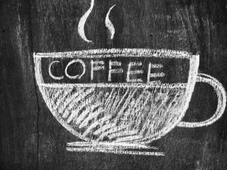 Coffee signboardの写真素材