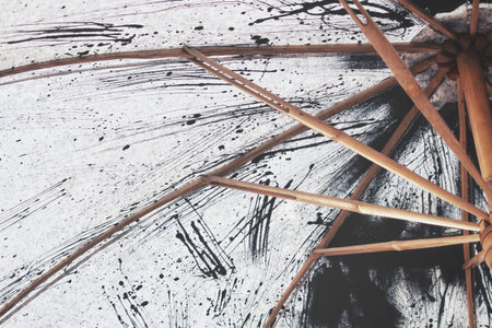 Umbrella beachの写真素材